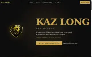 Kaz Long Law Office website