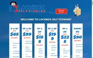 Lockbox Storage Bellevue website