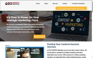 402 CONTENT Marketing website