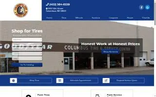 Columbus Tire & Services Center Inc website