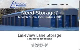 Lakeview Lane Storage website
