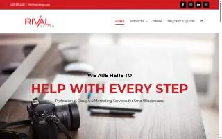 Rival Design website