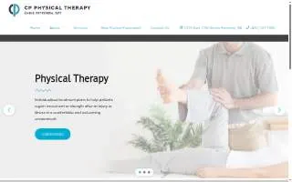 CP Physical Therapy website