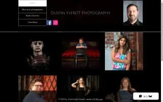 Dustin Everitt Photography website