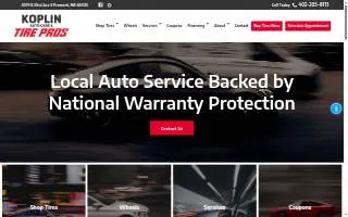 Koplin Auto Care - Touchless Carwash website
