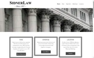 SidnerLaw website