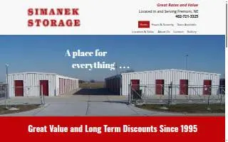 Simanek Storage website