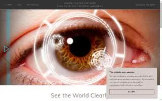 Vision Center Eye Care website