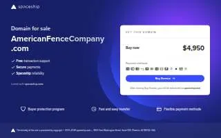 American Fence Company - Grand Island website