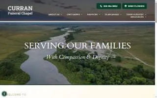 Curran Funeral Chapel website