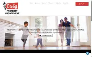 Daly Property Management website