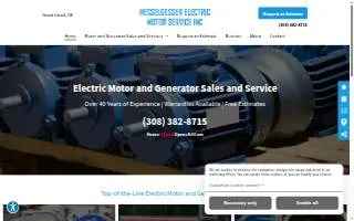 Hesselgesser Electric Motor website