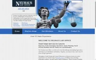 Neuhaus Law Office website