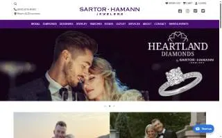 Sartor Hamann Jewelers website