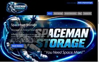 Spaceman Storage website