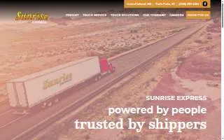 Sunrise Express of Grand Island website
