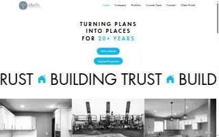 Thriv Construction website