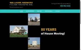 Williams Midwest House Movers Inc. website