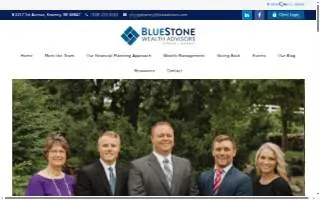 Bluestone Wealth Advisors website