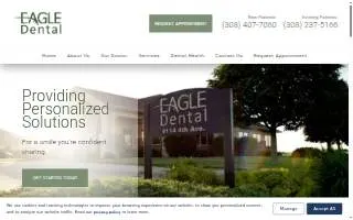Eagle Dental website