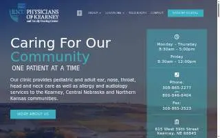 ENT Physicians of Kearney website