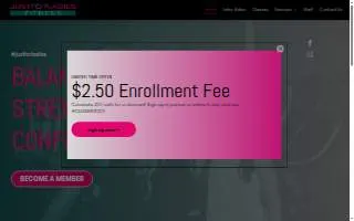 Just For Ladies Fitness website