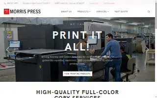Morris Press website