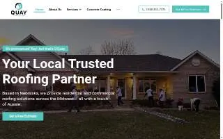 Quay Roofing website