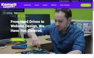 Kamali Computers website