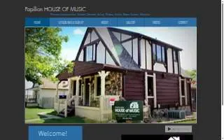 Papillion House of Music website