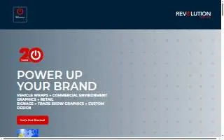 Revolution Wraps website