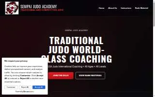Sempai Judo Academy website