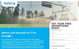 Sleight Advertising of La Vista website