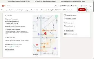 Walgreens Pharmacy of La Vista website