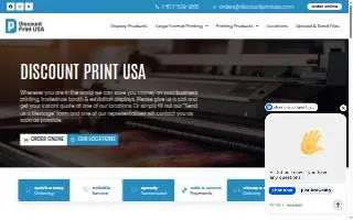 Discount Print USA Lincoln website
