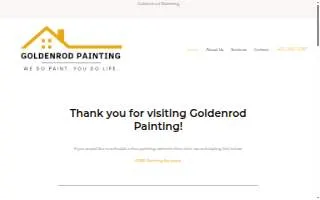 Goldenrod Painting website