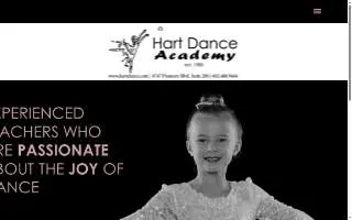 Hart Dance Academy website