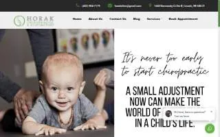 Horak Chiropractic & Acupuncture website