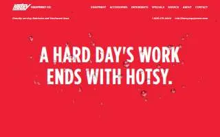 Hotsy Equipment Co. website