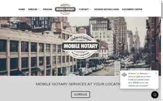 Immediate Mobile Notary of Lincoln website