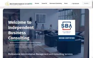 Independent Business Consulting LLC website