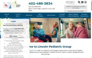 Lincoln Pediatric Group website