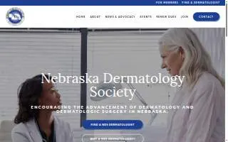 Nebraska Dermatology LLC website