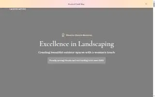 Rain, Sun and Us Landscaping website