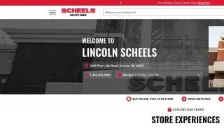 Scheels of Lincoln website