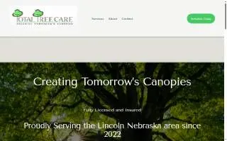 Total Tree Care of Lincoln website