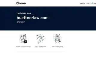 Buettner Law, LLC website