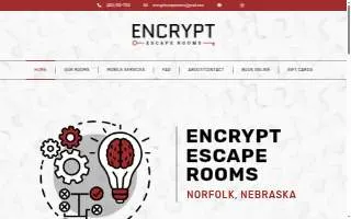 Encrypt Escape Rooms of Norfolk website