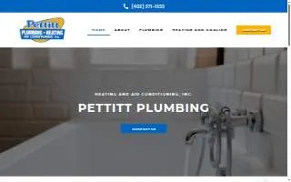 Pettitt Plumbing, Heating and Air Conditioning, Inc. website