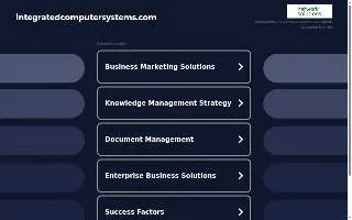 INTEGrated Computer Systems website